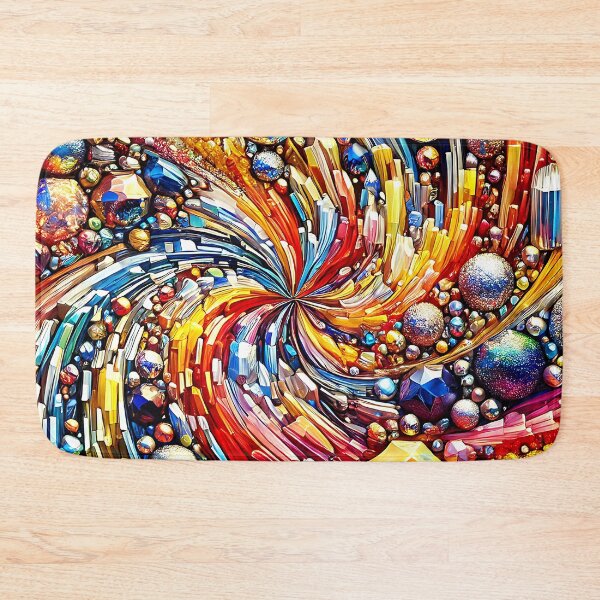 Item preview, Exquisitely Colorful Fantasy (Faux) Jewels Swirling The Universe designed and sold by DEC02.