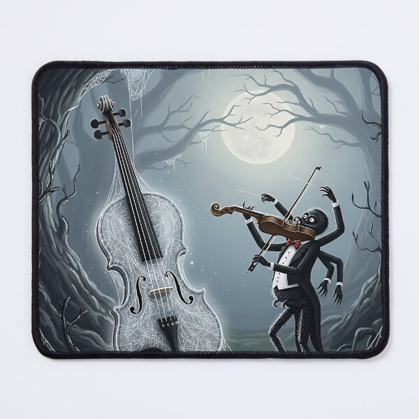 Item preview, Spider Playing Cello in Webbed Forest designed and sold by Michaelragheb.