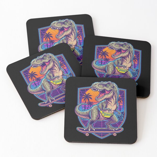 Item preview,  TRex Dinosaur Skateboarding Retro designed and sold by TeeARTHY.