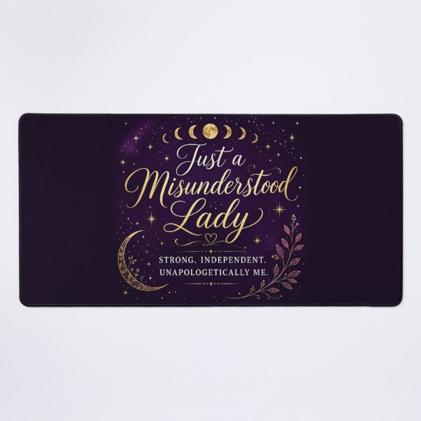 Item preview, Just a Misunderstood Lady – Strong Independent Unapologetically Me designed and sold by I Sell Stuff.