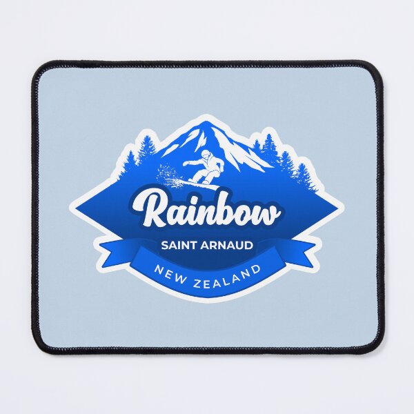 Item preview, Rainbow Ski Field, St Arnaud, Nelson Lakes in Blue designed and sold by MY NEW ZEALAND.