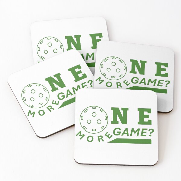 Item preview, Pickleball One More Game - Green designed and sold by abotello77.