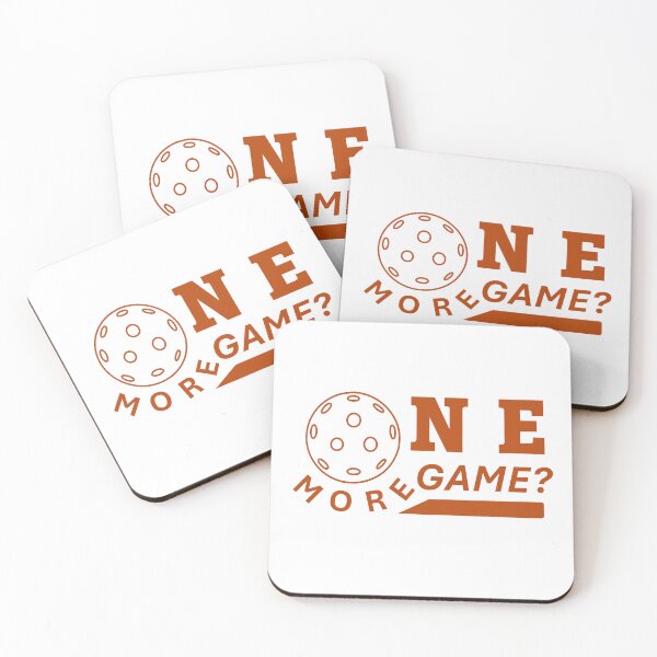 Item preview, Pickleball One More Game - Orange-Brown designed and sold by abotello77.