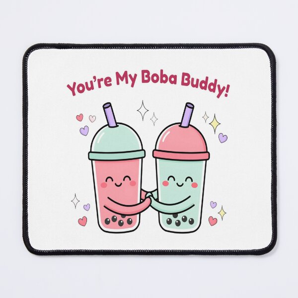 Item preview, You're My Boba Buddy Cute Friendship Day Kawaii Design designed and sold by InspiredCreatives.