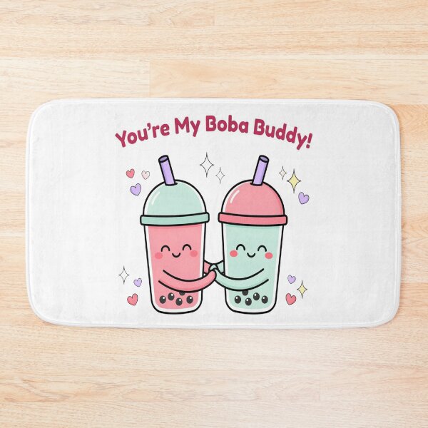 Item preview, You're My Boba Buddy Cute Friendship Day Kawaii Design designed and sold by InspiredCreatives.