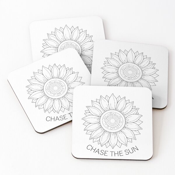 Item preview, Chase The Sun – Minimalist Sunflower designed and sold by artscreat.