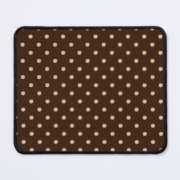 Item preview, Chocolate Brown Polka Dot Pattern | Beige Dots on Dark Brown | Minimalist Brown and Cream Polka Dots | Retro Mocha Brown Polka Dot Seamless Pattern | Fall Brown Pattern designed and sold by VivaFy.