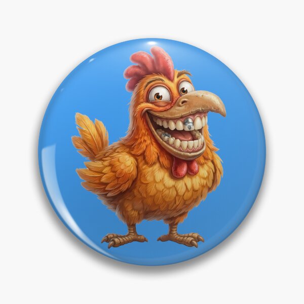 Item preview, Funny Chicken with Teeth and Dental Filling designed and sold by Utopian-Magic.