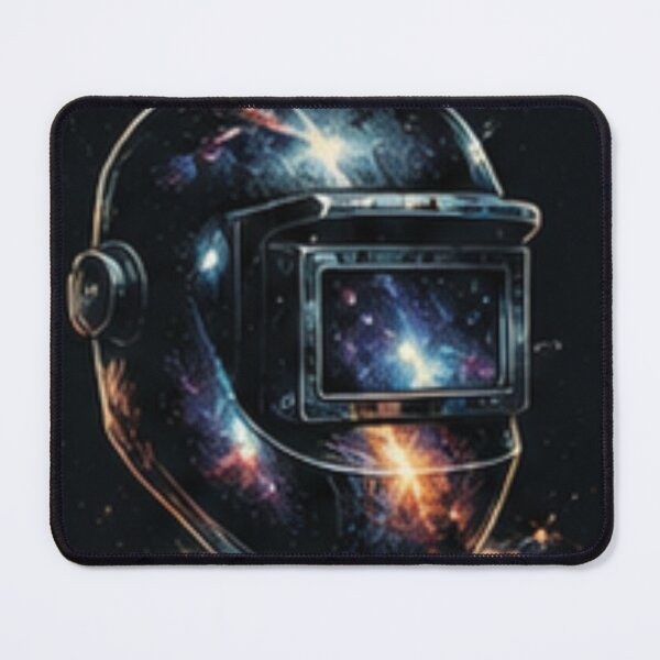 Item preview, Galaxy Welding Helmet | Cosmic Sci-Fi Welder Art designed and sold by TOGETHERINSIEME.
