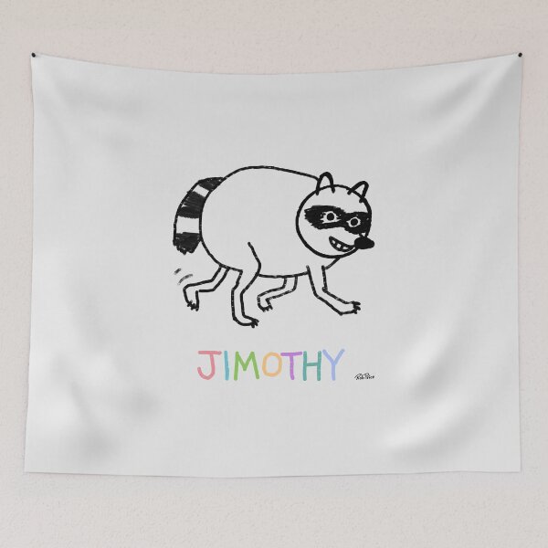 Item preview, Jimothy -Cheeky Round Racoon designed and sold by Rob Price.
