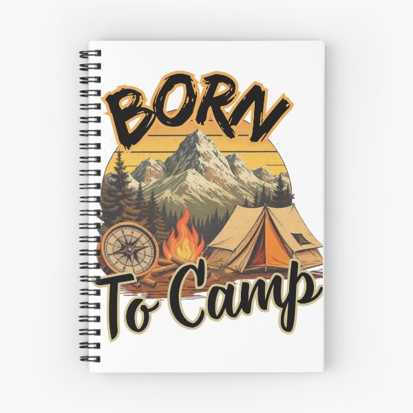 Item preview, Born to camp designed and sold by BellabdO.