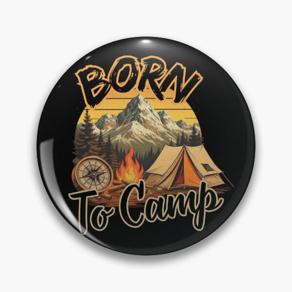 Item preview, Born to camp designed and sold by BellabdO.