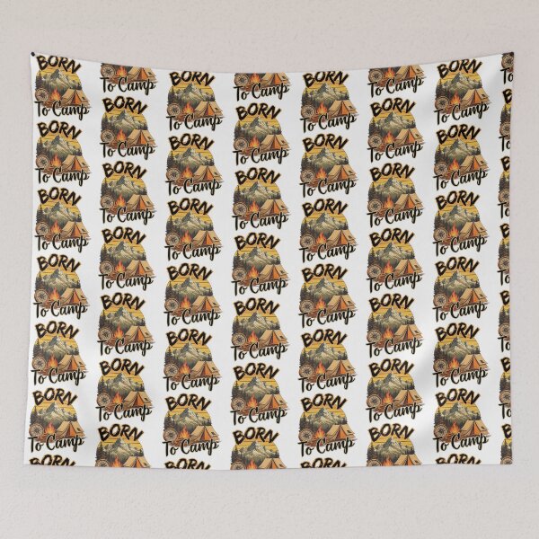 Item preview, Born to camp designed and sold by BellabdO.