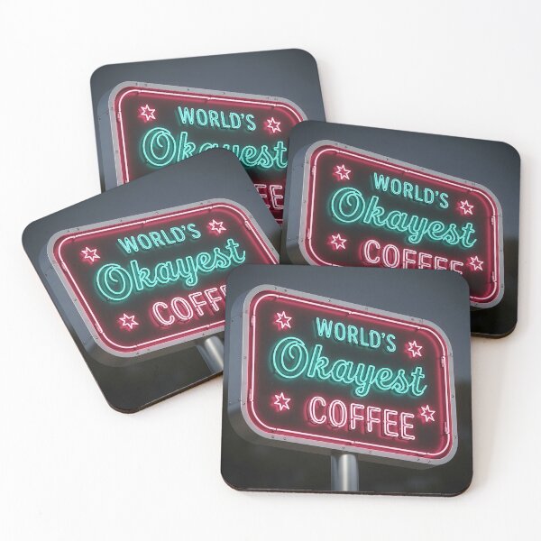 Item preview, World's Okayest Coffee Neon Sign designed and sold by Michaelragheb.