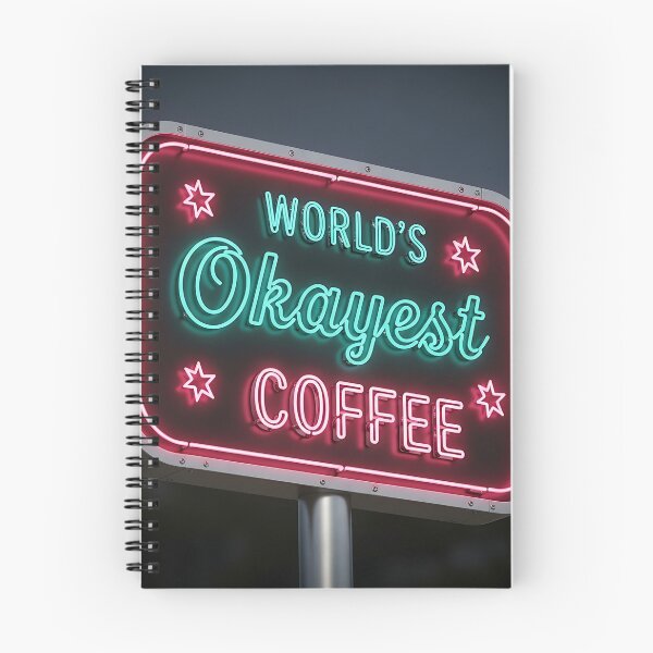 Item preview, World's Okayest Coffee Neon Sign designed and sold by Michaelragheb.