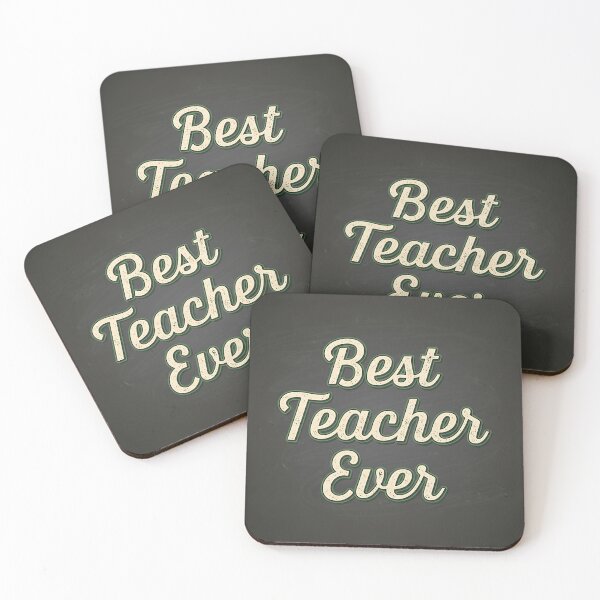 Item preview, Best Teacher Ever Chalkboard Typography designed and sold by Michaelragheb.