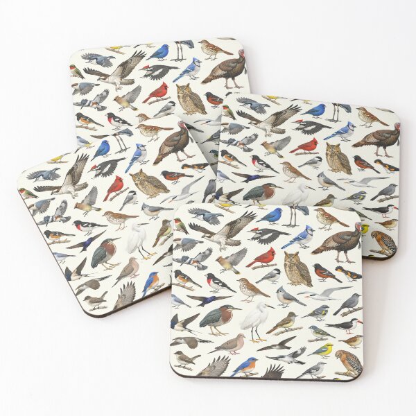 Item preview,  Native Birds of Georgia Retro Style Identification Chart designed and sold by kakarikihill.