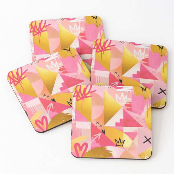 Item preview, PinkGold Grafitti designed and sold by lifeinspired4u.