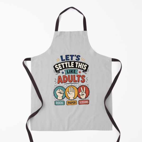 Item preview, Let's Settle This Like Adults | Funny Rock Paper Scissors Game Humor designed and sold by Cree8if.