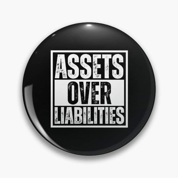 Item preview, Assets Over Liabilities Accountant Investor Motivational designed and sold by Dondonmart.