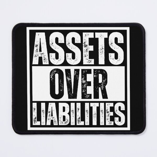 Item preview, Assets Over Liabilities Accountant Investor Motivational designed and sold by Dondonmart.