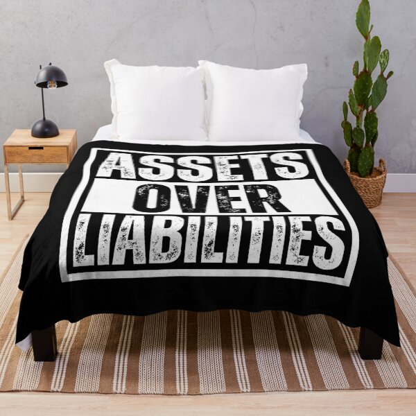 Item preview, Assets Over Liabilities Accountant Investor Motivational designed and sold by Dondonmart.