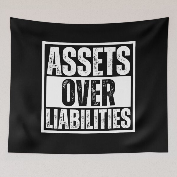 Item preview, Assets Over Liabilities Accountant Investor Motivational designed and sold by Dondonmart.