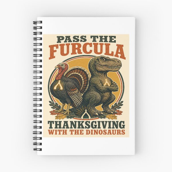 Item preview, Pass the Furcula – Dinosaur Thanksgiving Turkey Wishbone Humor designed and sold by alw951.