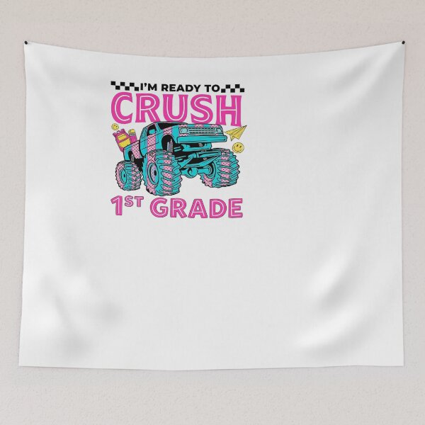 Item preview, Ready To Crush 1st Grade First Day Of School Girl designed and sold by KroghDs.