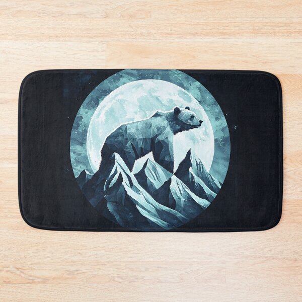 Item preview, 3d Render Of Geometric Bear Mountain Digital designed and sold by Checho30.
