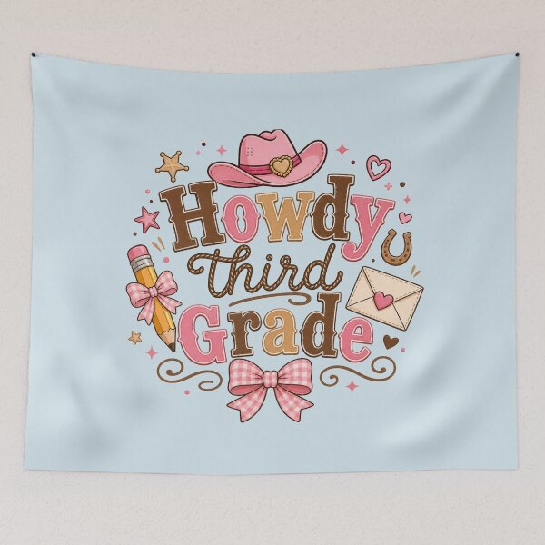 Item preview, Howdy Third Grade Western School designed and sold by NosandEdgy.