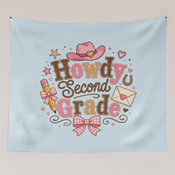Item preview, Howdy Second Grade Western Back To School designed and sold by NosandEdgy.