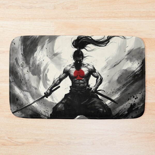 Item preview, Epic Sumi-e Samurai Warrior Ink Art designed and sold by GalleryBrisArt.