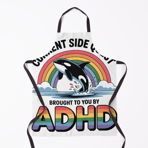 Item preview, Neurodivergent Side Quest ADHD designed and sold by butterflies-new.