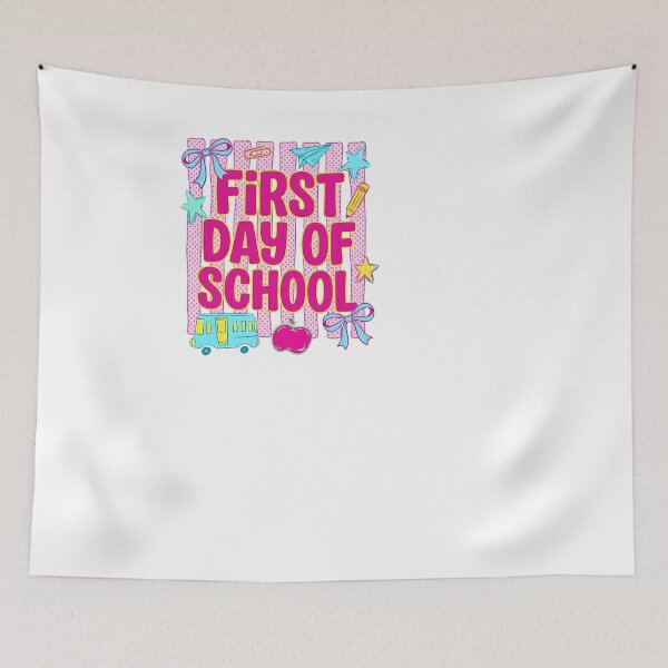 Item preview, First Day Of School Cute Pink Bow Teacher Girls designed and sold by KroghDs.
