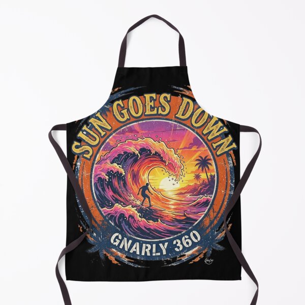 Item preview, Sun Goes Down: Sunset With Surfer designed and sold by Gnarly360.
