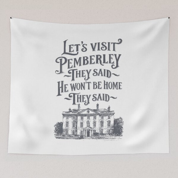 Item preview, Let's Visit Pemberley designed and sold by TabbyCatXIII.