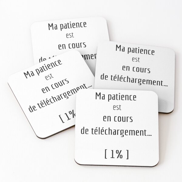 Item preview, My patience is being restored… [1%] designed and sold by NovaMotif.