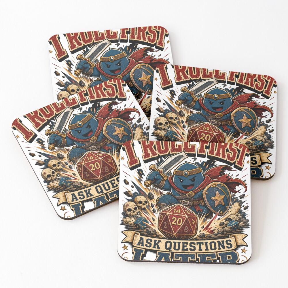 Item preview, Coasters (Set of 4) designed and sold by DrunkenMeeple.