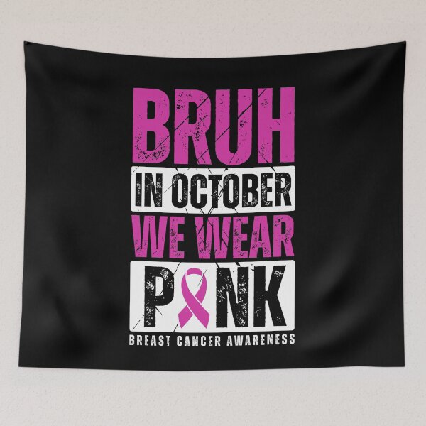 Item preview, Breast For Bruh In October Pink designed and sold by Dondonmart.