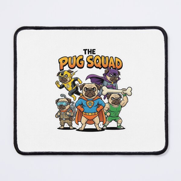 Item preview, Pug Team Pugvengers designed and sold by StickersMaker4U.