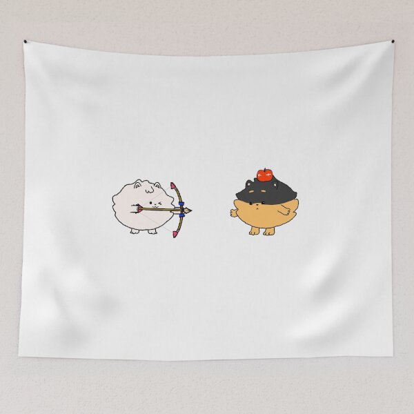 Item preview, Bow-Arrow Apple Pomeranians | PomPomPom designed and sold by Pompompom-store.