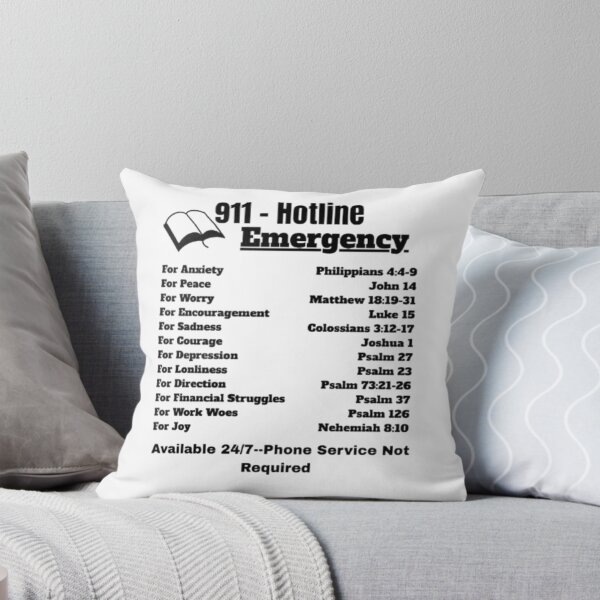 Item preview, 911 Emergency Hotline Scriptures designed and sold by tellit24seven.