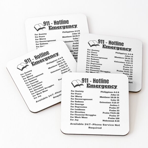 Item preview, 911 Emergency Hotline Scriptures designed and sold by tellit24seven.