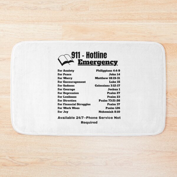 Item preview, 911 Emergency Hotline Scriptures designed and sold by tellit24seven.