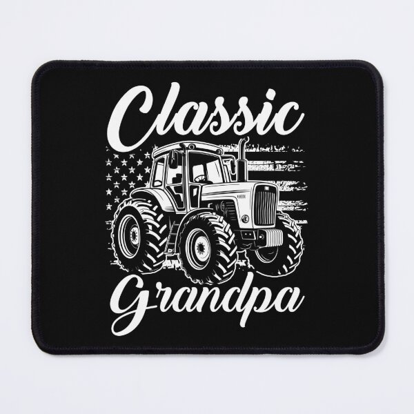 Item preview, Classic Grandpa Vintage Tractor Distressed American Flag designed and sold by Dmetalx Art Apparel.