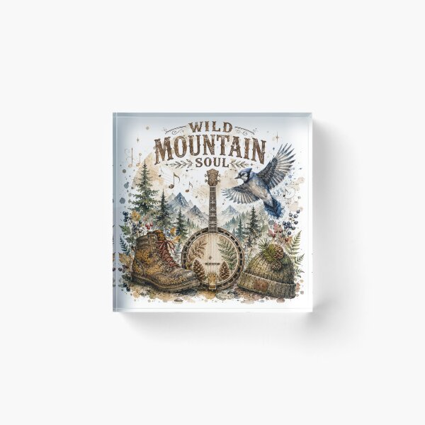 Item preview, WILD MOUNTAIN SOUL designed and sold by Akin-Artworks.