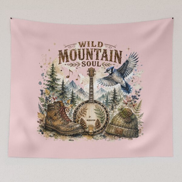 Item preview, WILD MOUNTAIN SOUL designed and sold by Akin-Artworks.