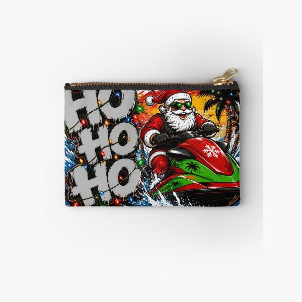 Item preview, Ho Ho Ho Santa Jet Ski Florida Christmas designed and sold by ButterflyHolly Resource.