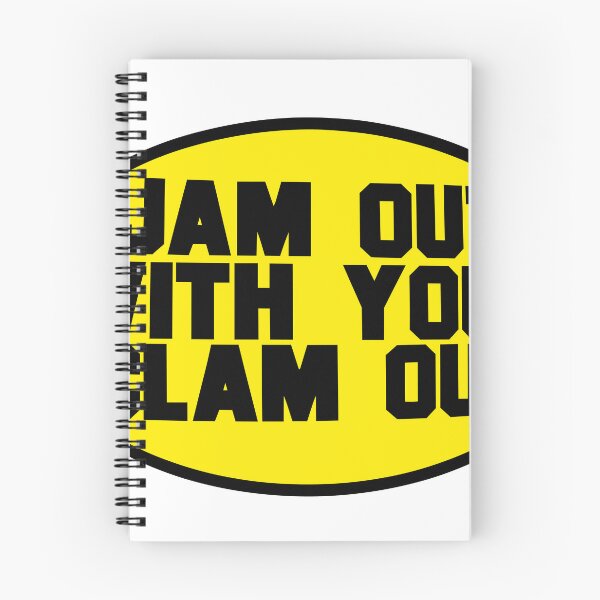 Item preview, Jam Out With Your Clam Out – Funny Red Oval Parody Sticker designed and sold by PIXEL POP DESIGNS - Beyond the Norm!.
